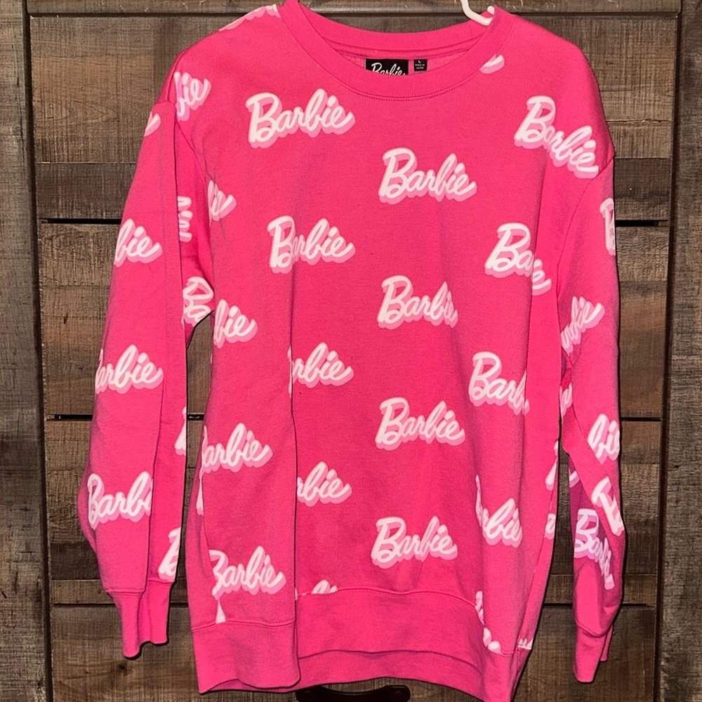Pink Barbie crewneck